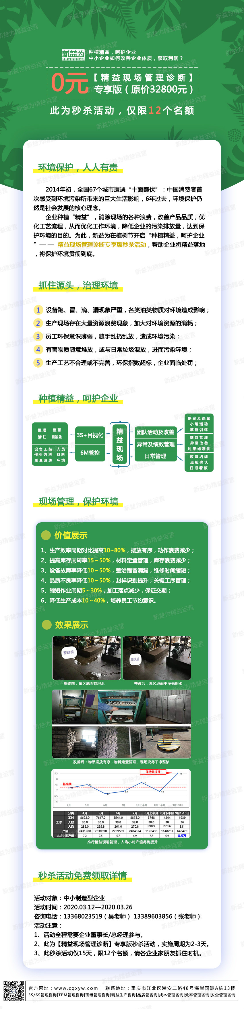 種植精益，呵護企業&mdash;&mdash;精益現場管理診斷專享版秒殺活動